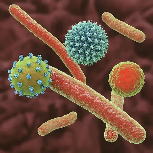 Pathogen co-infection involving HIV-1, tuberculosis (TB), malaria, and hepatitis C virus (HCV)